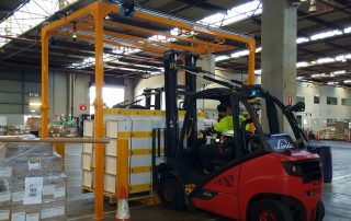 CubiScan 1200 AKL Pallet Dimensioning System Height Clearance