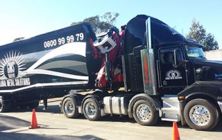 TruckWeigh and BulkWeigh systems for a scrap metal transport truck in New Zealand