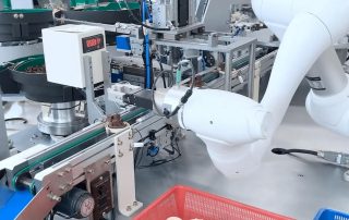 Cobot on a production line
