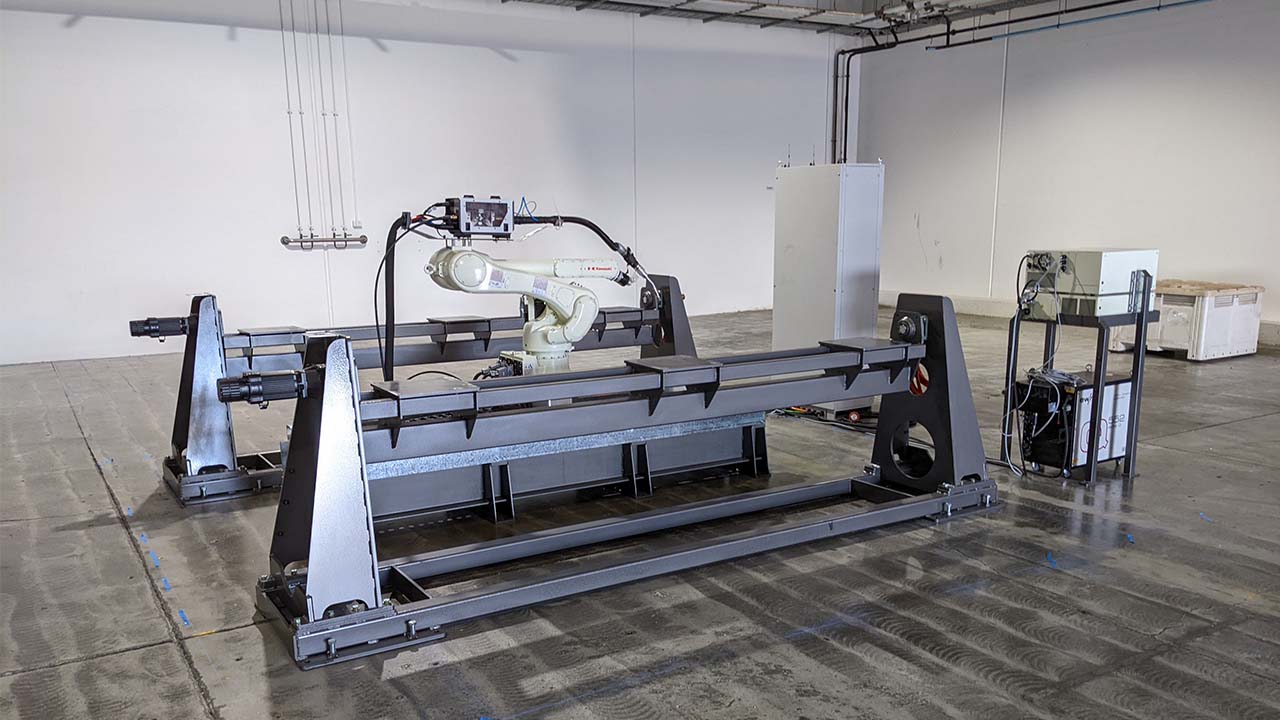 Furniture manufacturer robot welding 2