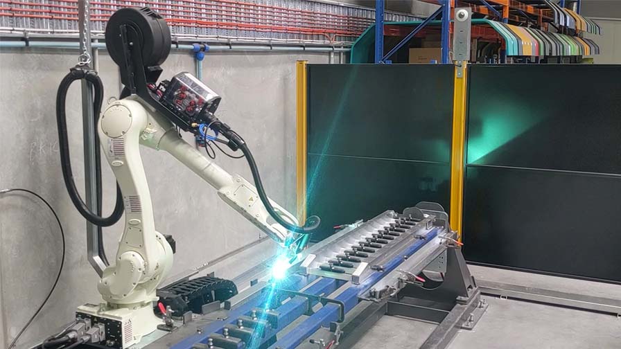 Robotic welding steel trailers