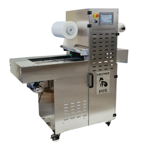 Tray sealing machine the fox front
