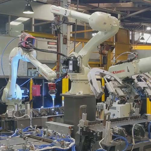 Welding and materials handling robot manufacturing